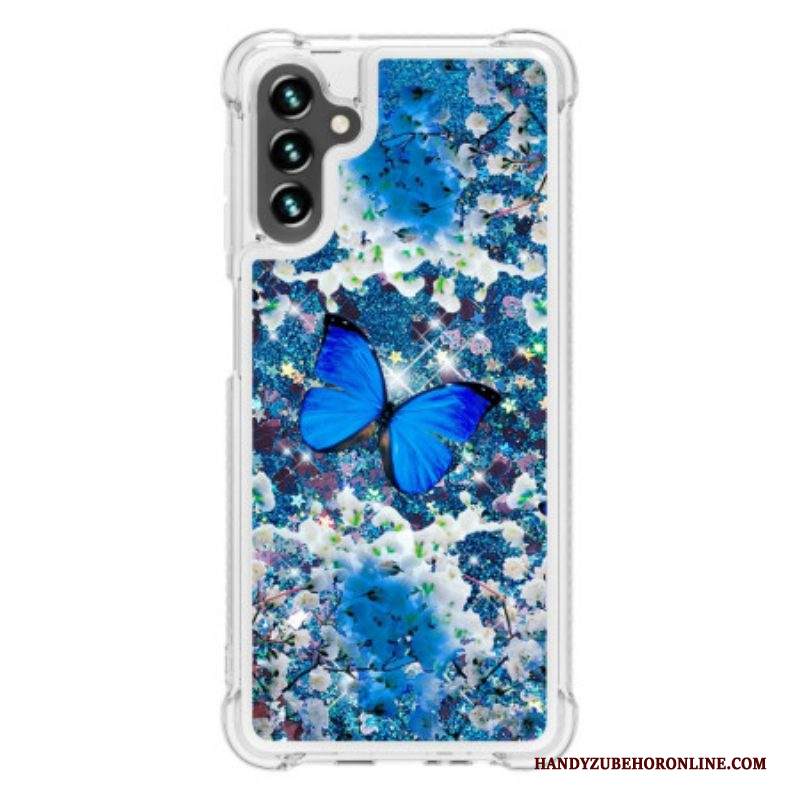 Cover Samsung Galaxy A54 5G Farfalle Di Paillettes