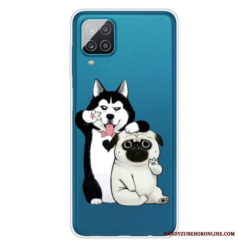 Cover Samsung Galaxy M12 / A12 Cani Divertenti