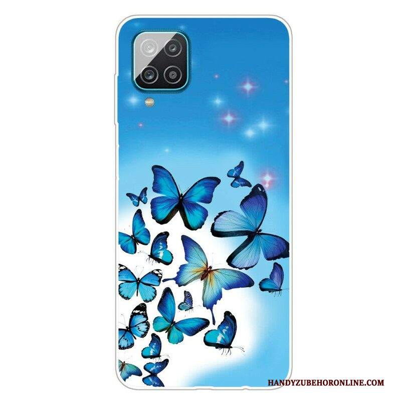 Cover Samsung Galaxy M12 / A12 Farfalle Farfalle