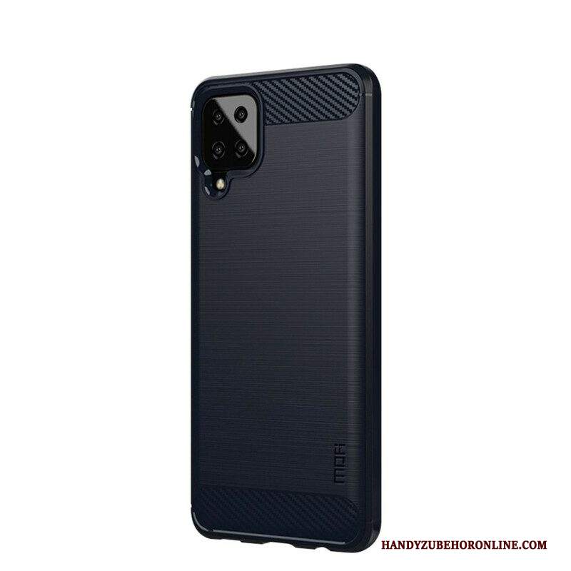 Cover Samsung Galaxy M12 / A12 Fibra Di Carbonio Spazzolata Mofi