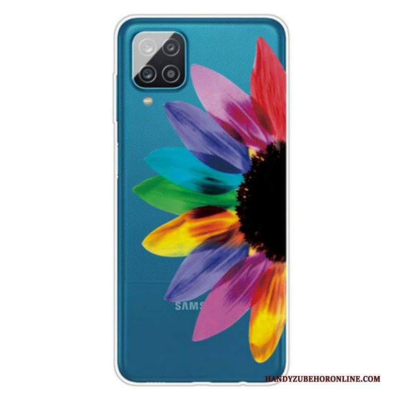 Cover Samsung Galaxy M12 / A12 Fiore Colorato