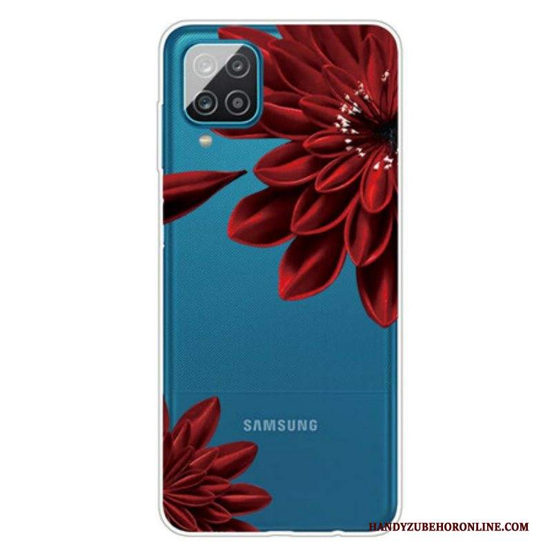 Cover Samsung Galaxy M12 / A12 Fiori Selvatici