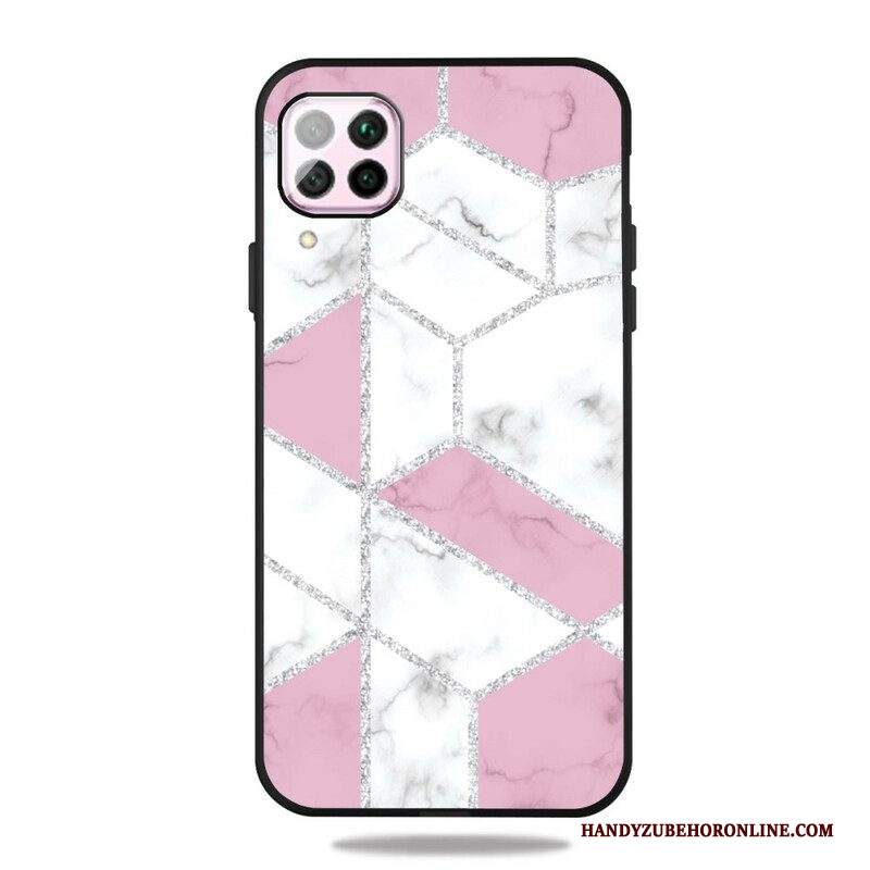 Cover Samsung Galaxy M12 / A12 Marmo Glitterato