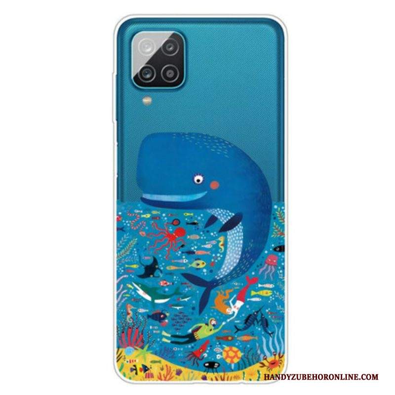 Cover Samsung Galaxy M12 / A12 Mondo Marino