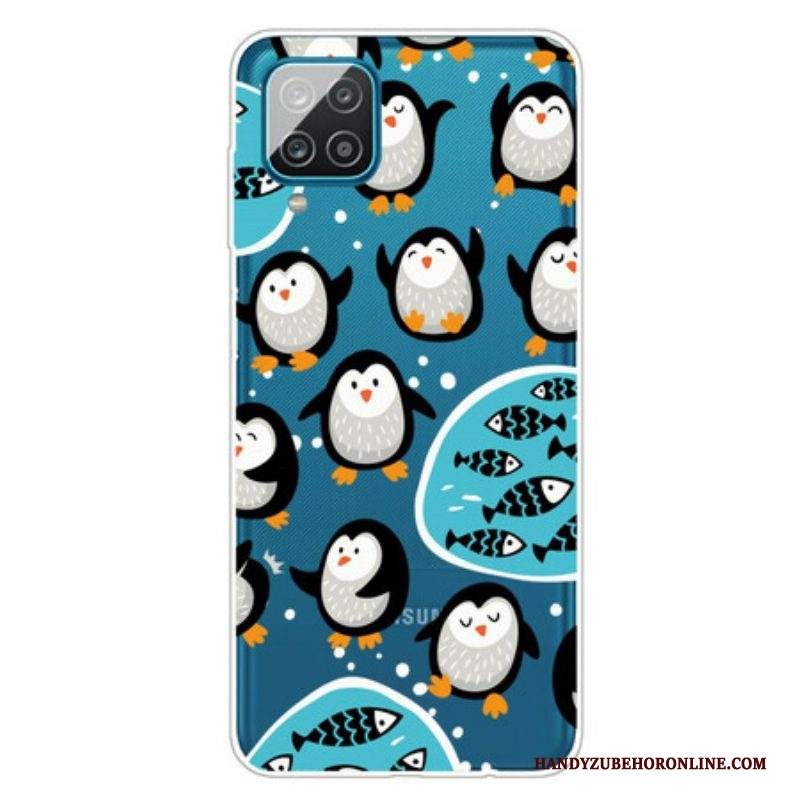 Cover Samsung Galaxy M12 / A12 Pinguini E Pesci