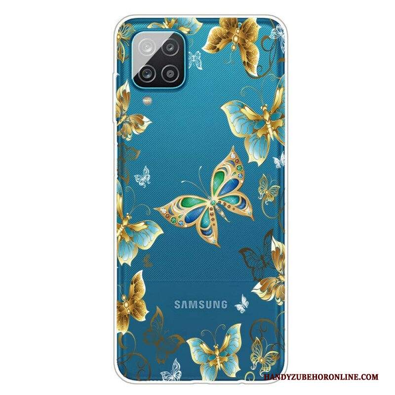 Cover Samsung Galaxy M12 / A12 Progettare Farfalle