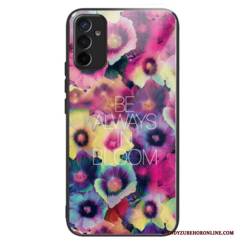 Cover Samsung Galaxy M13 Vetro Temperato Be Always In Bloom