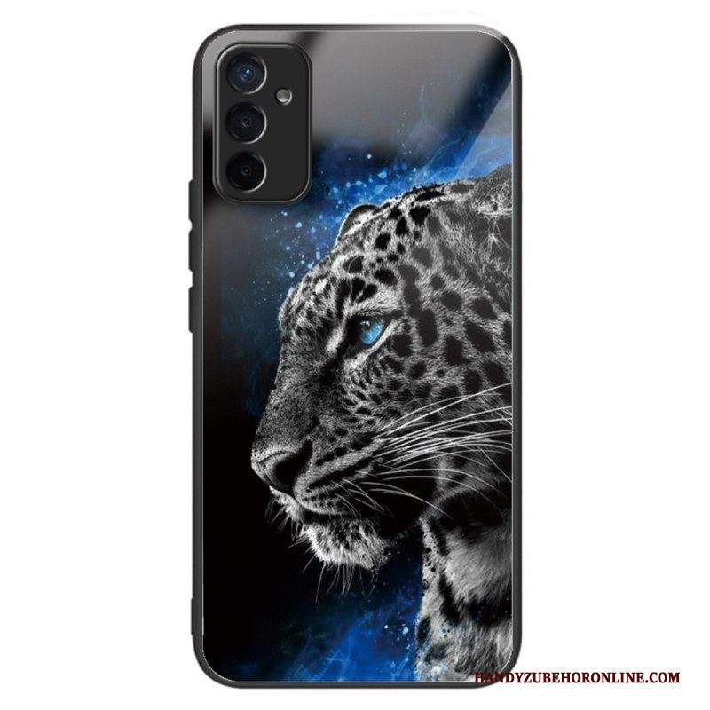 Cover Samsung Galaxy M13 Vetro Temperato Tigre