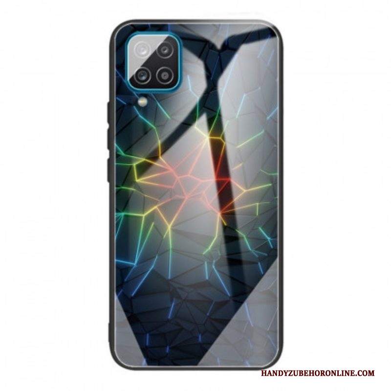 Cover Samsung Galaxy M32 Geometria Vetro Temperato