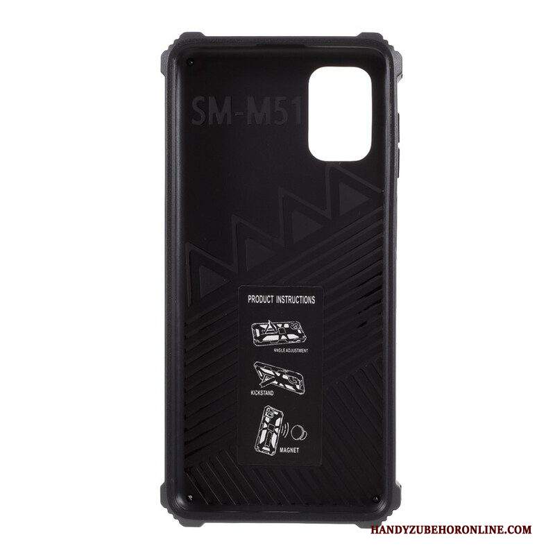 Cover Samsung Galaxy M51 Con Supporto Rimovibile