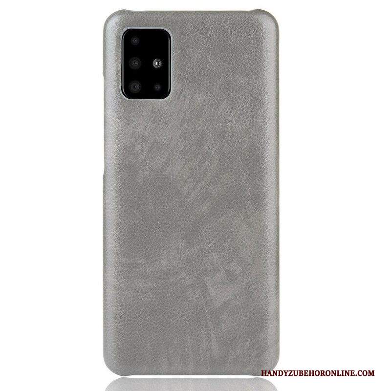 Cover Samsung Galaxy M51 Effetto Pelle Litchi