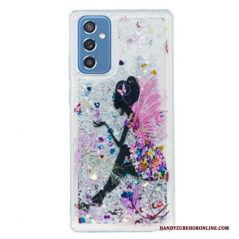 Cover Samsung Galaxy M52 5G Principessa Paillettes