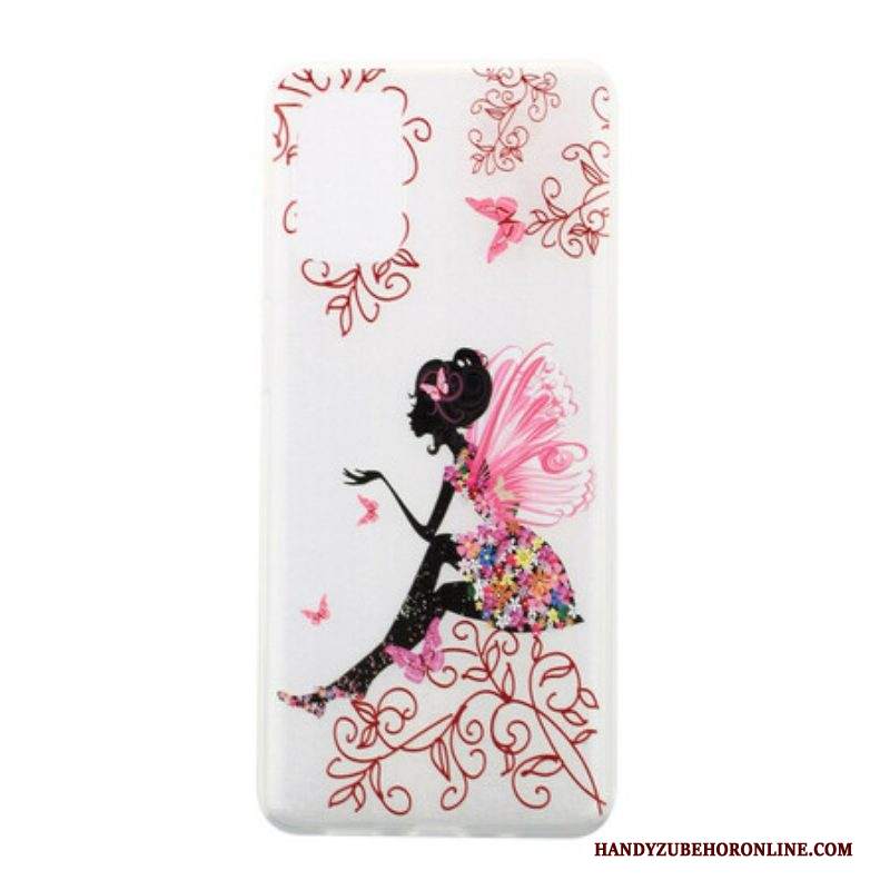 Cover Samsung Galaxy S20 Plus / S20 Plus 5G Fata Dei Fiori Trasparente