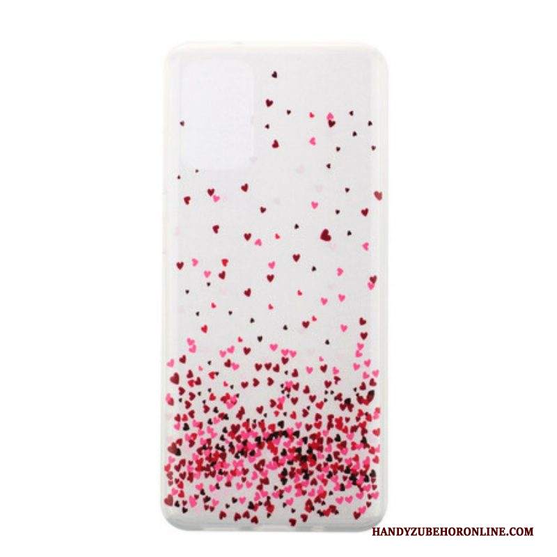 Cover Samsung Galaxy S20 Plus / S20 Plus 5G Più Cuori Rossi