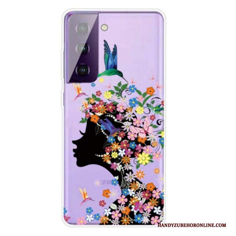 Cover Samsung Galaxy S21 5G Bella Testa Di Fiore