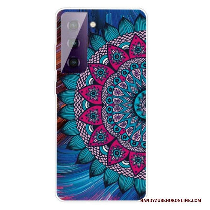 Cover Samsung Galaxy S21 5G Mandala Colorato