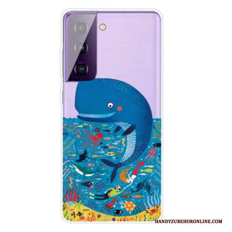 Cover Samsung Galaxy S21 5G Mondo Marino