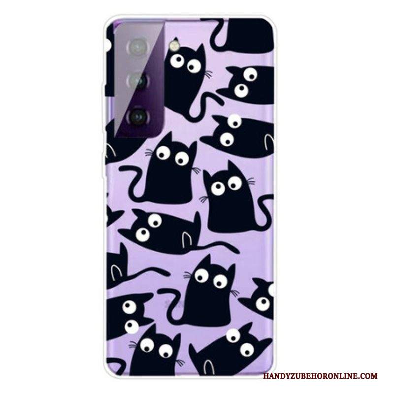 Cover Samsung Galaxy S21 5G Topi Neri