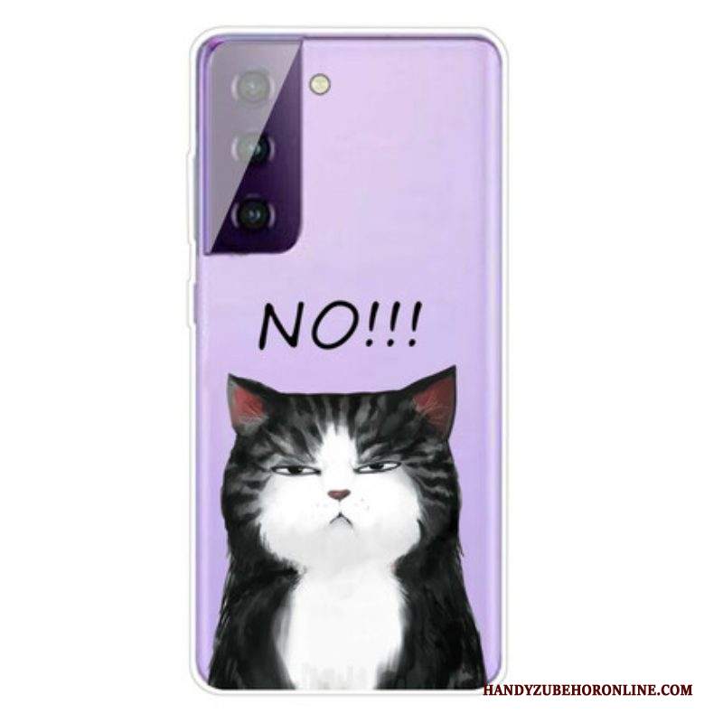 Cover Samsung Galaxy S21 FE Il Gatto Che Dice Di No