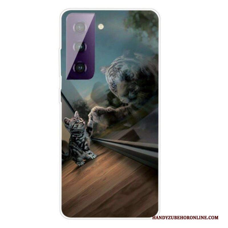 Cover Samsung Galaxy S21 FE Il Sogno Del Gattino