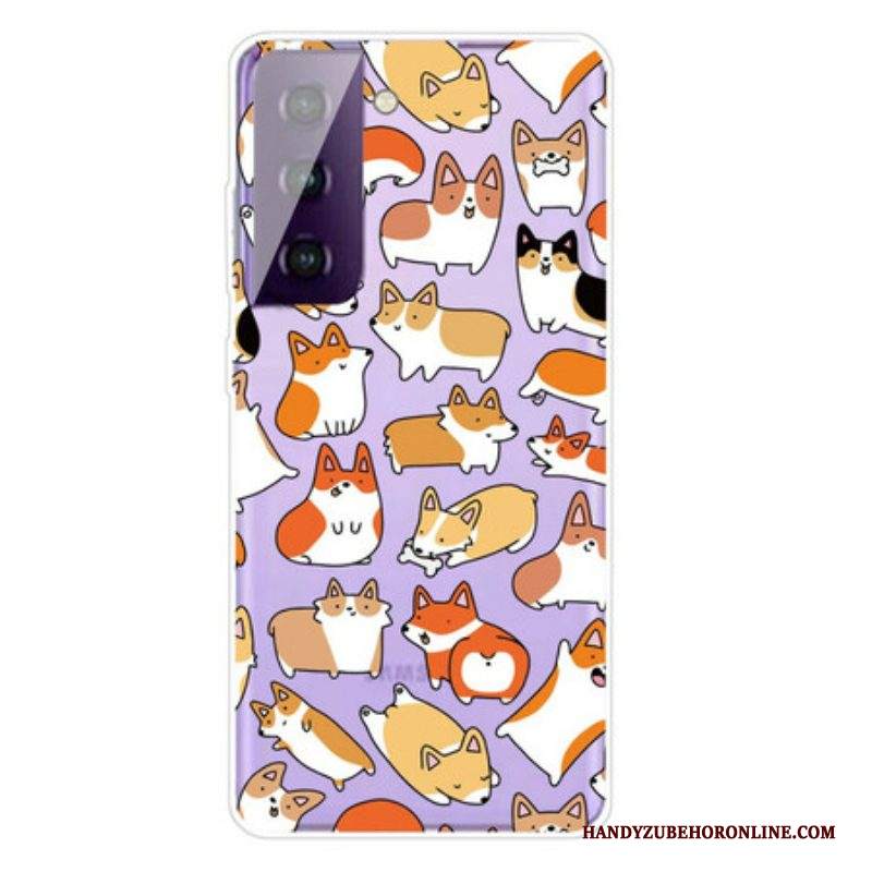 Cover Samsung Galaxy S21 FE Più Cani