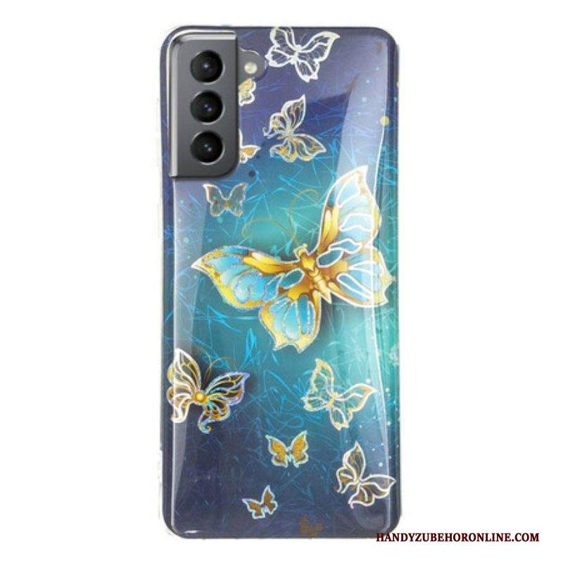 Cover Samsung Galaxy S21 FE Progettare Farfalle