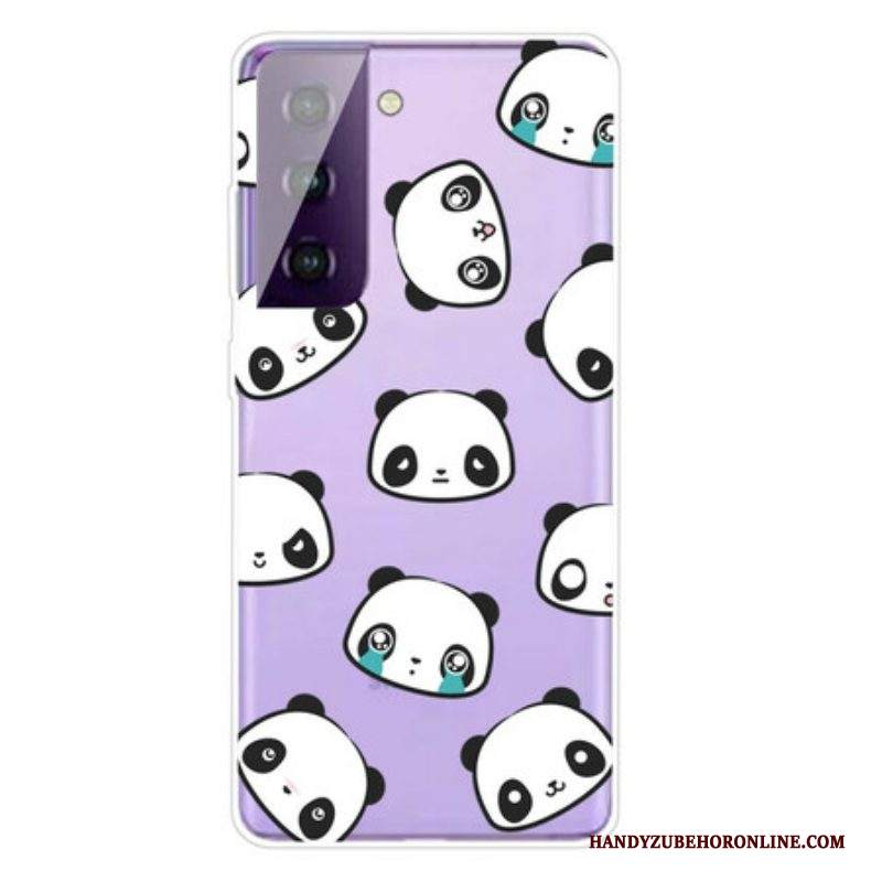 Cover Samsung Galaxy S21 Plus 5G Panda Sentimentali Senza Soluzione Di Continuità