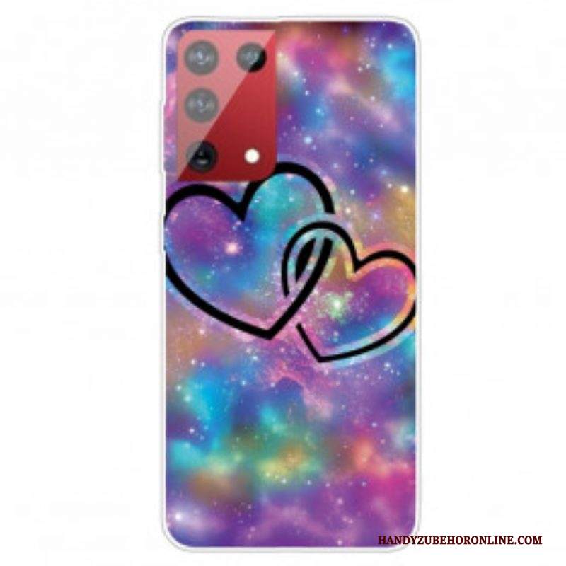 Cover Samsung Galaxy S21 Ultra 5G Cuori Incatenati