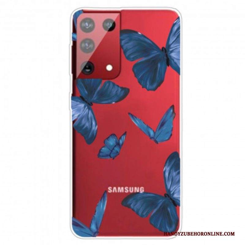 Cover Samsung Galaxy S21 Ultra 5G Farfalle Selvatiche