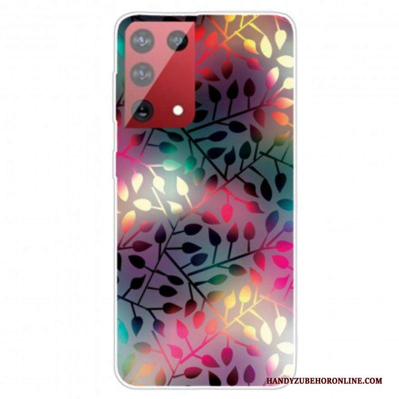 Cover Samsung Galaxy S21 Ultra 5G Foglie