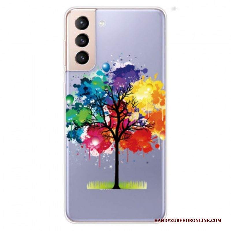 Cover Samsung Galaxy S22 5G Albero Dell'acquerello