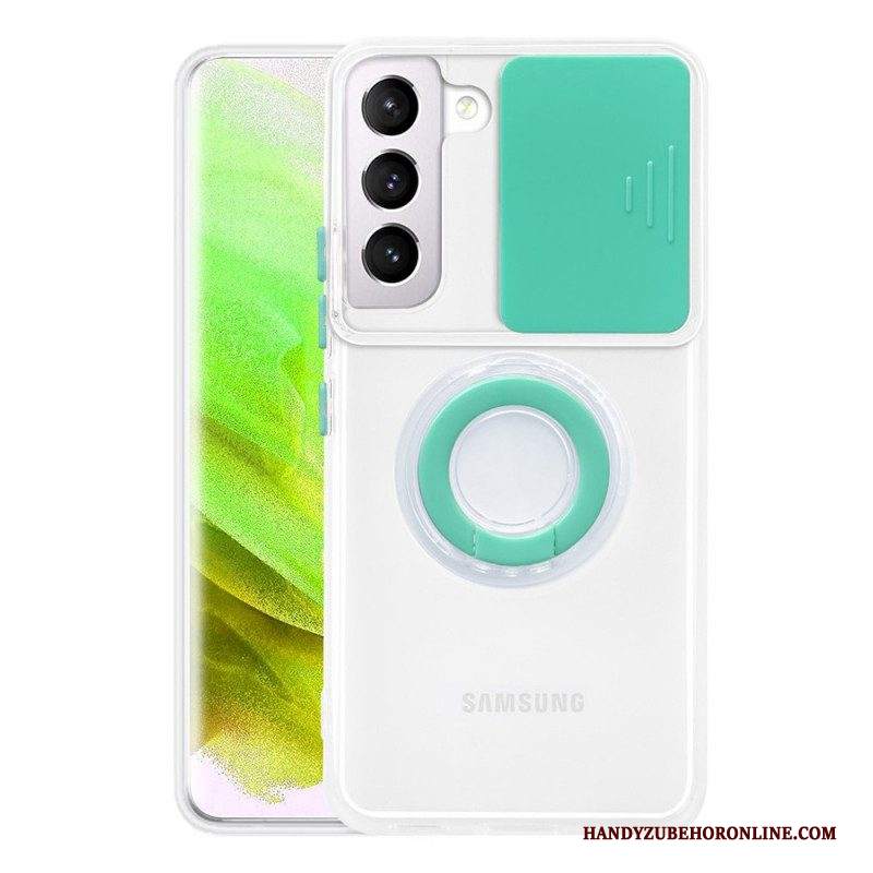 Cover Samsung Galaxy S22 5G Anello Di Supporto E Protezioni Per Lenti