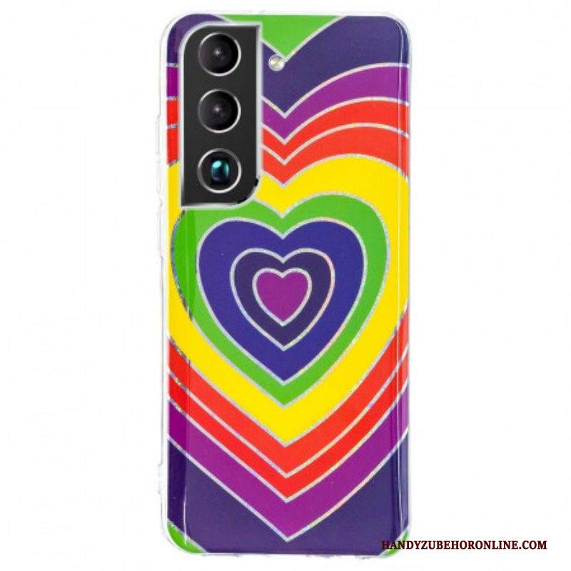 Cover Samsung Galaxy S22 5G Cuore Psichedelico