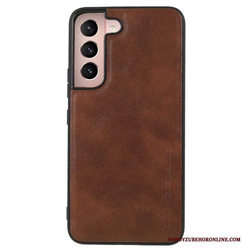 Cover Samsung Galaxy S22 5G Effetto Pelle Vintage Di Livello X