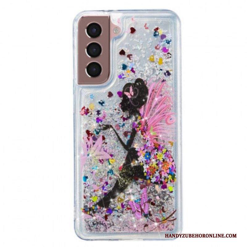 Cover Samsung Galaxy S22 5G Fata Glitterata