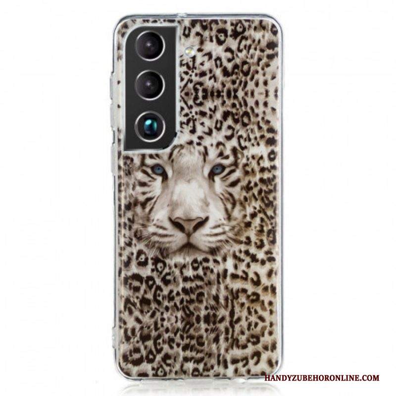 Cover Samsung Galaxy S22 5G Leopardo Fluorescente