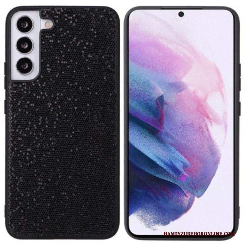 Cover Samsung Galaxy S22 5G Paillettes Nere