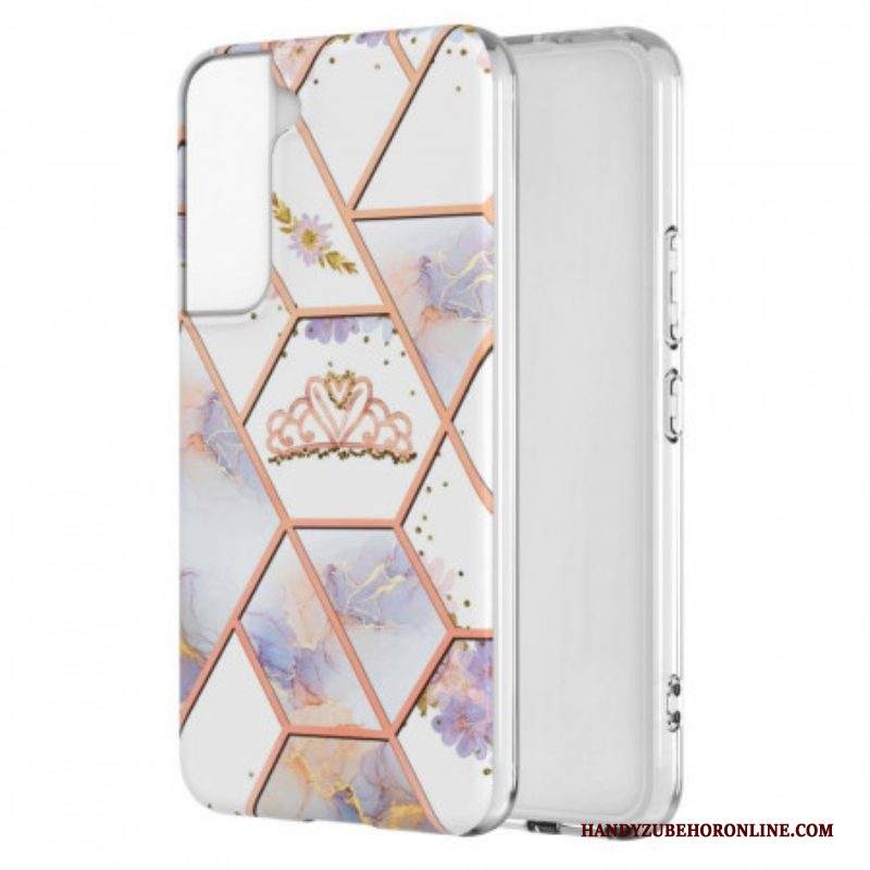 Cover Samsung Galaxy S22 Plus 5G Corona Marmorizzata