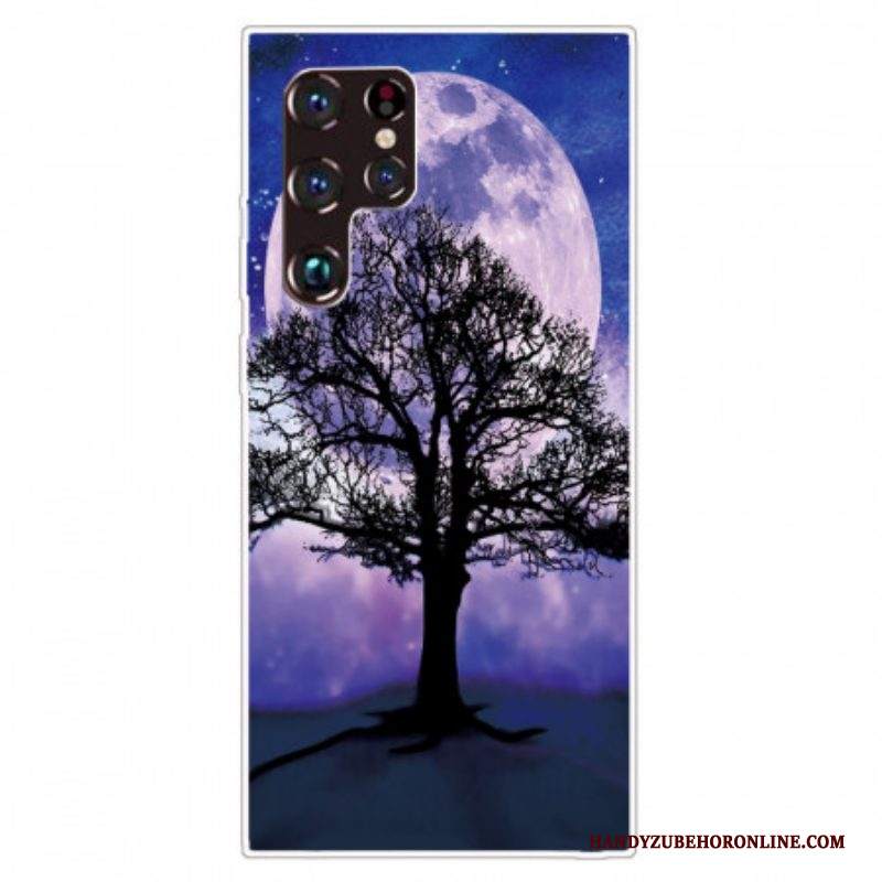 Cover Samsung Galaxy S22 Ultra 5G Albero E Luna