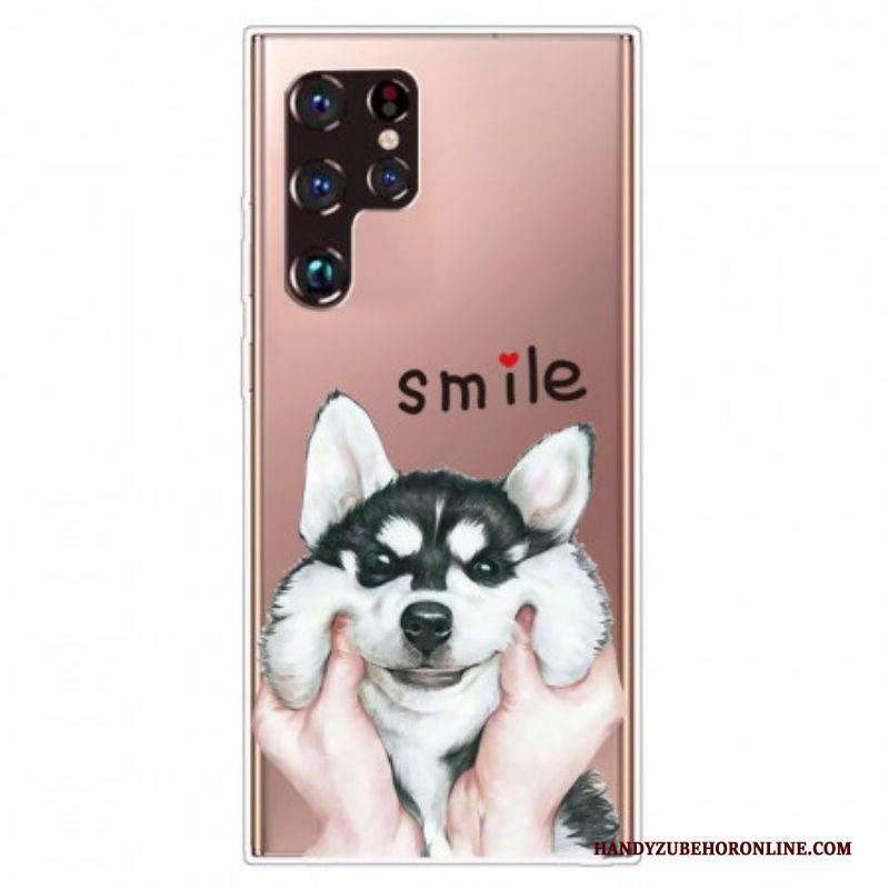 Cover Samsung Galaxy S22 Ultra 5G Cane Sorridente