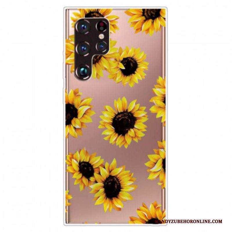 Cover Samsung Galaxy S22 Ultra 5G Girasoli