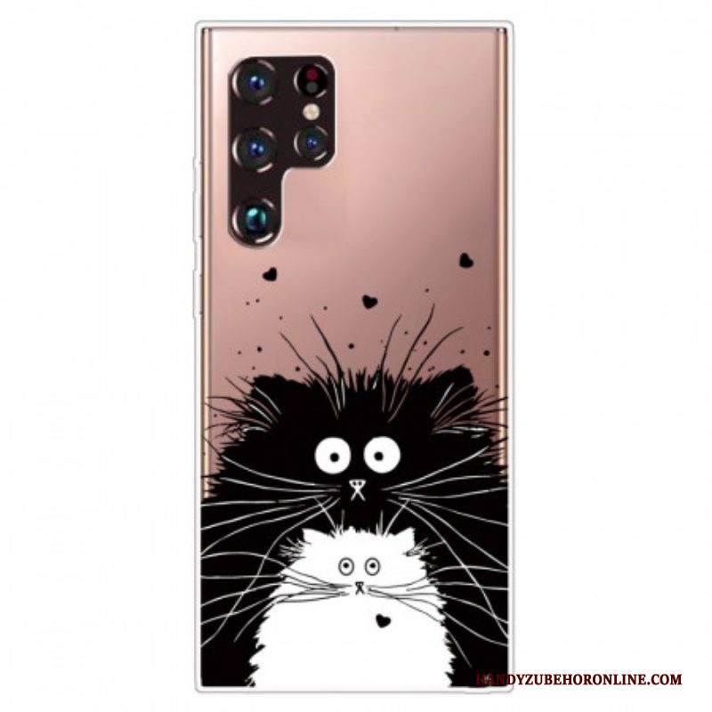 Cover Samsung Galaxy S22 Ultra 5G Guarda I Gatti