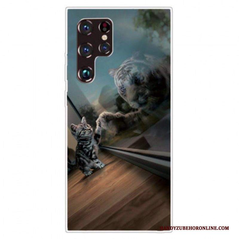 Cover Samsung Galaxy S22 Ultra 5G Il Sogno Del Gattino