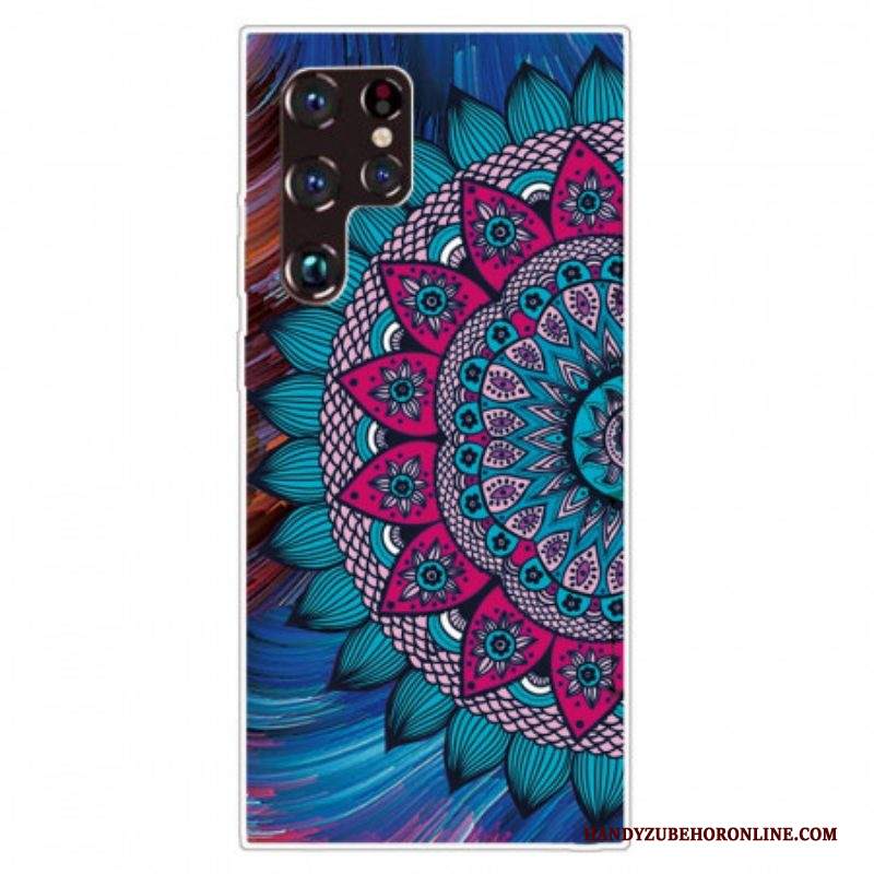 Cover Samsung Galaxy S22 Ultra 5G Mandala Colorato