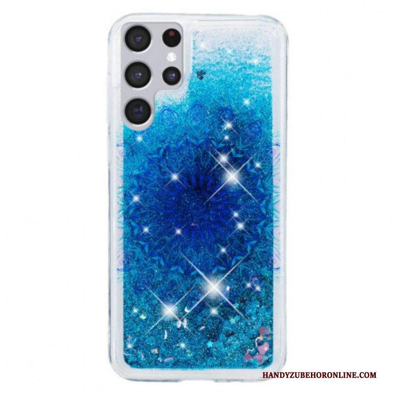 Cover Samsung Galaxy S22 Ultra 5G Mandala Glitterato