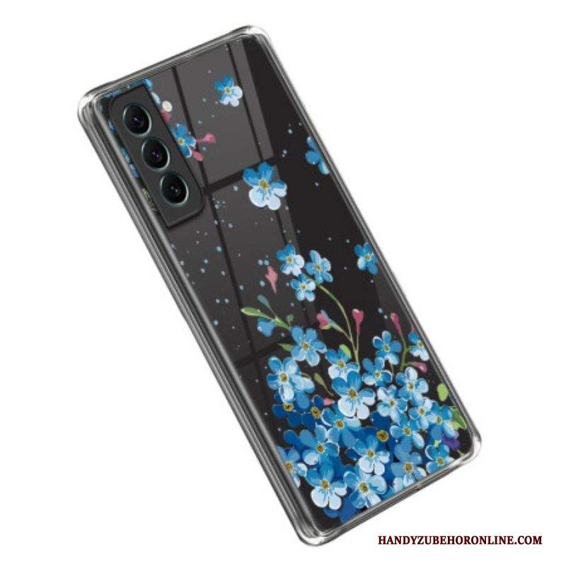 Cover Samsung Galaxy S23 5G Fiori Blu