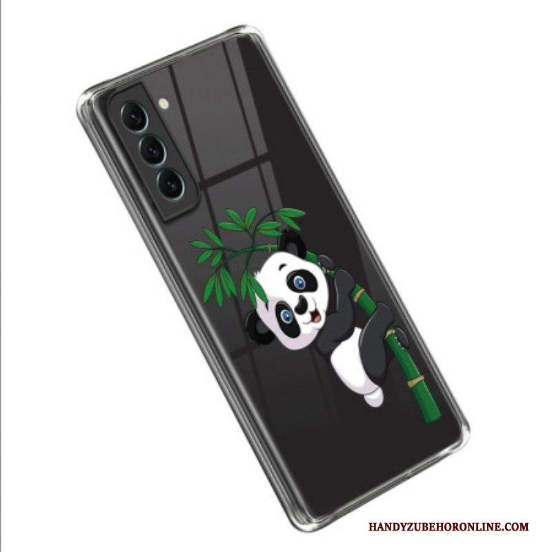 Cover Samsung Galaxy S23 5G Panda Senza Cuciture Su Bambù