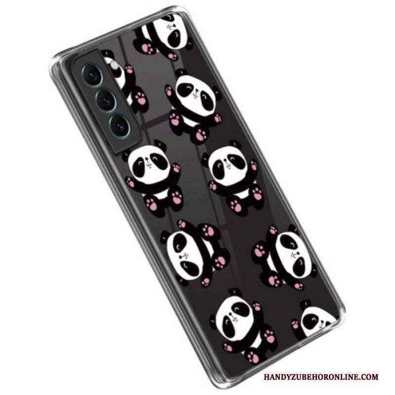 Cover Samsung Galaxy S23 5G Piccoli Panda Trasparenti