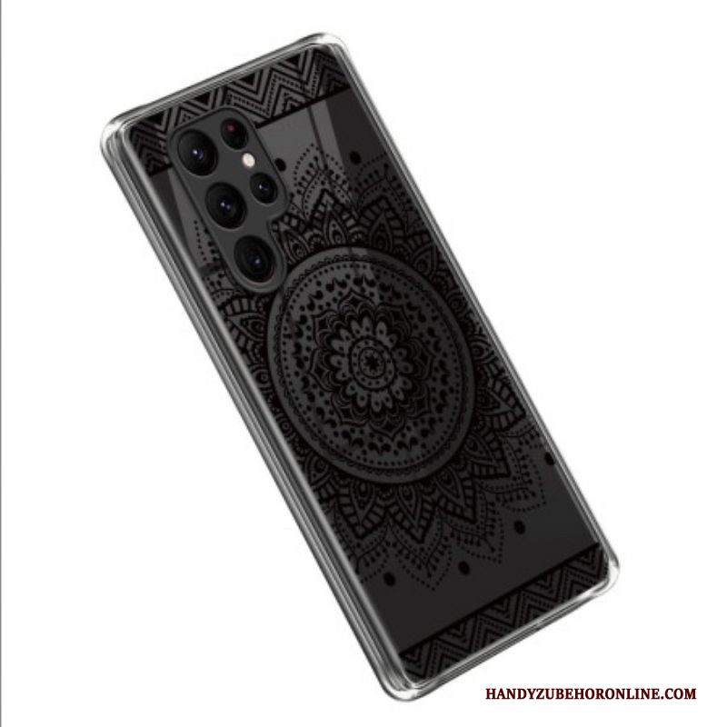 Cover Samsung Galaxy S23 Ultra 5G Mandala Nero