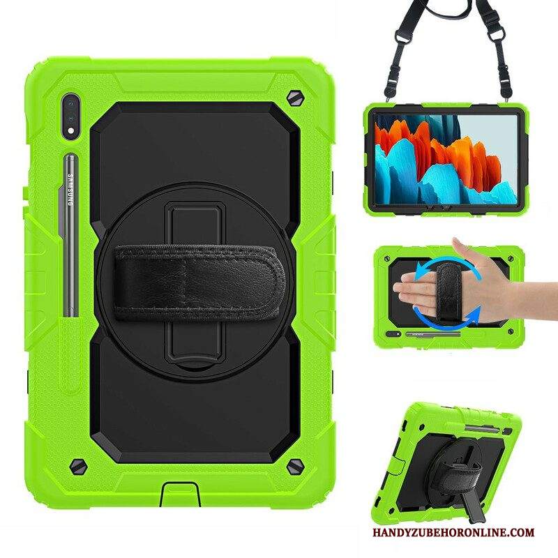 Cover Samsung Galaxy Tab S8 / Tab S7 Multifunzionale Bicolore